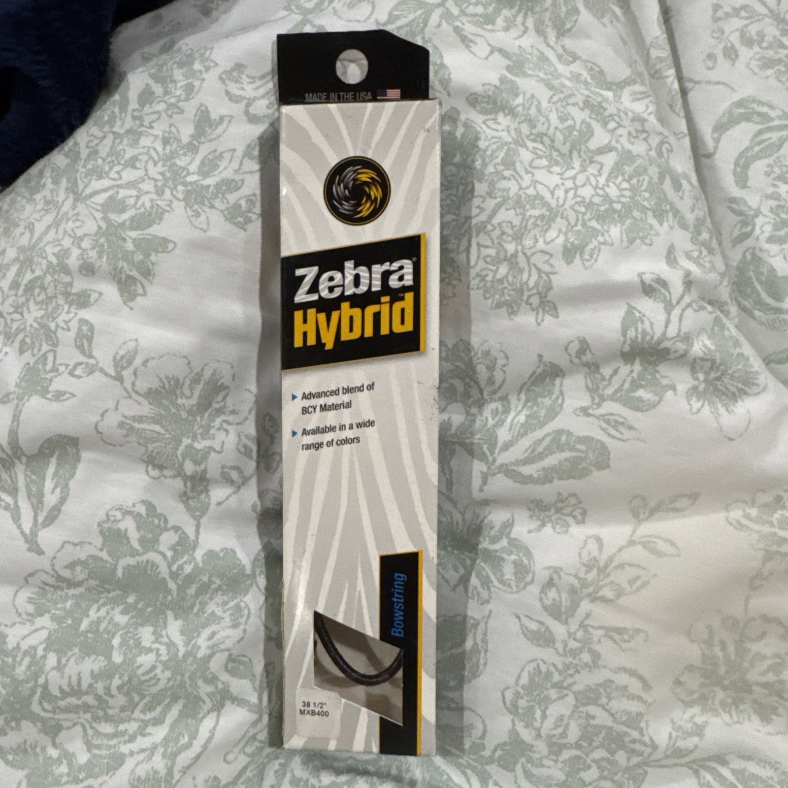 Zebra Hybrid Premium Bowstring 38 1/2 BLK/BLK MXB400 Matthews Archery Made USA
