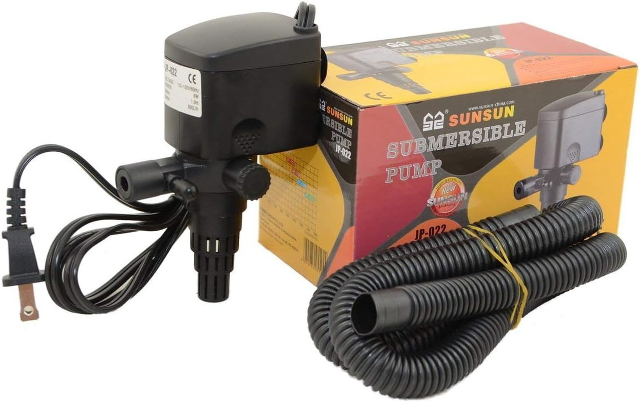 JP-022 Aquarium Submersible Pump Power Head, 158Gph