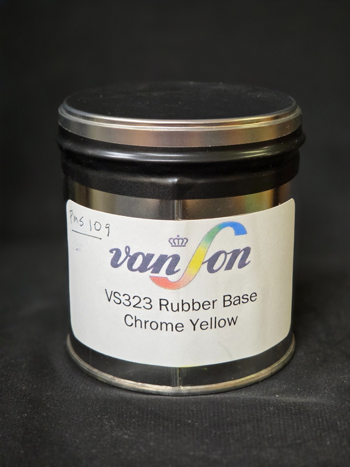 Van Son Rubber Base Chrome Yellow PMS 109 1 lb Can (323)