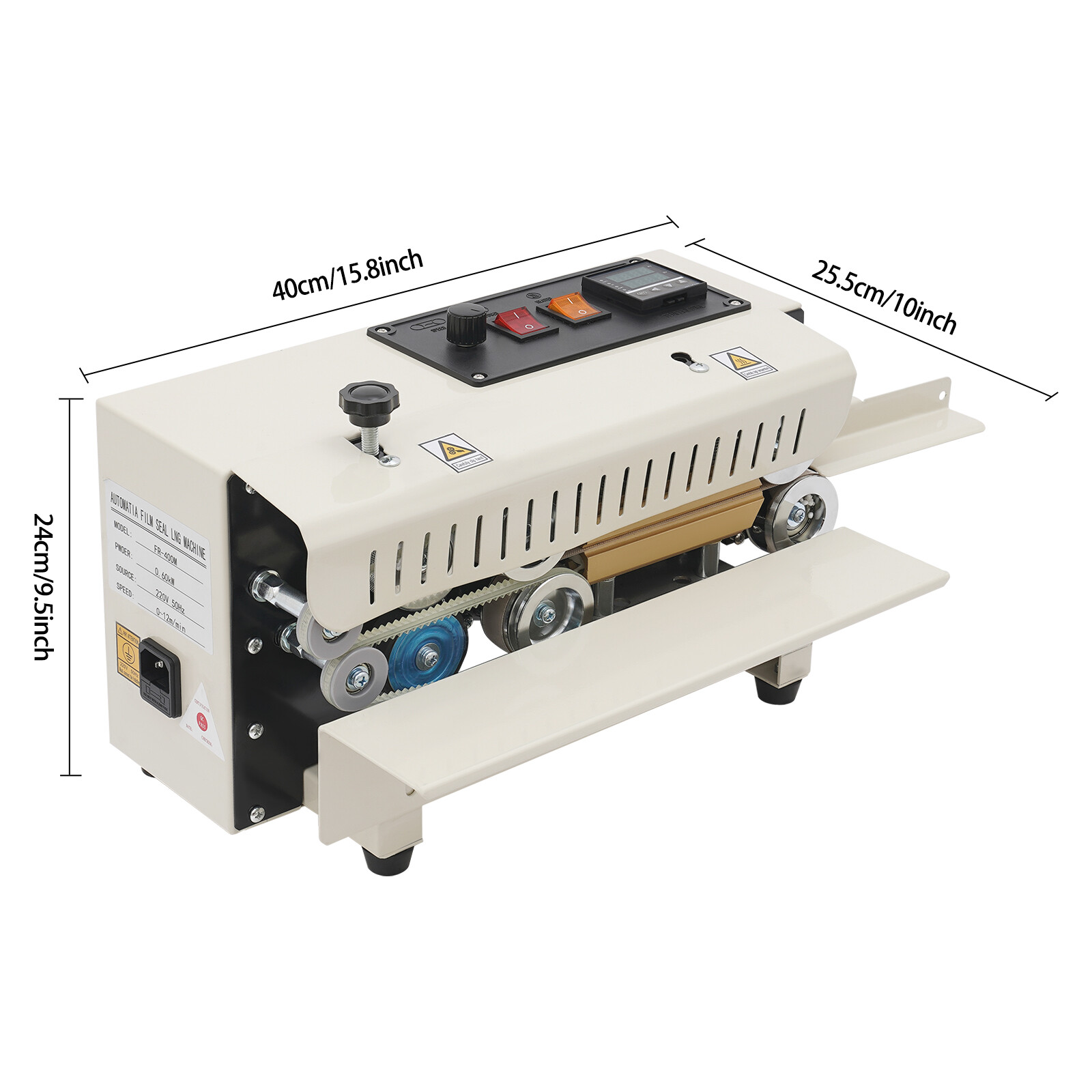 Automatic Continuous Sealing Machine Horizontal Bag Sealer Heat Sealing Machine