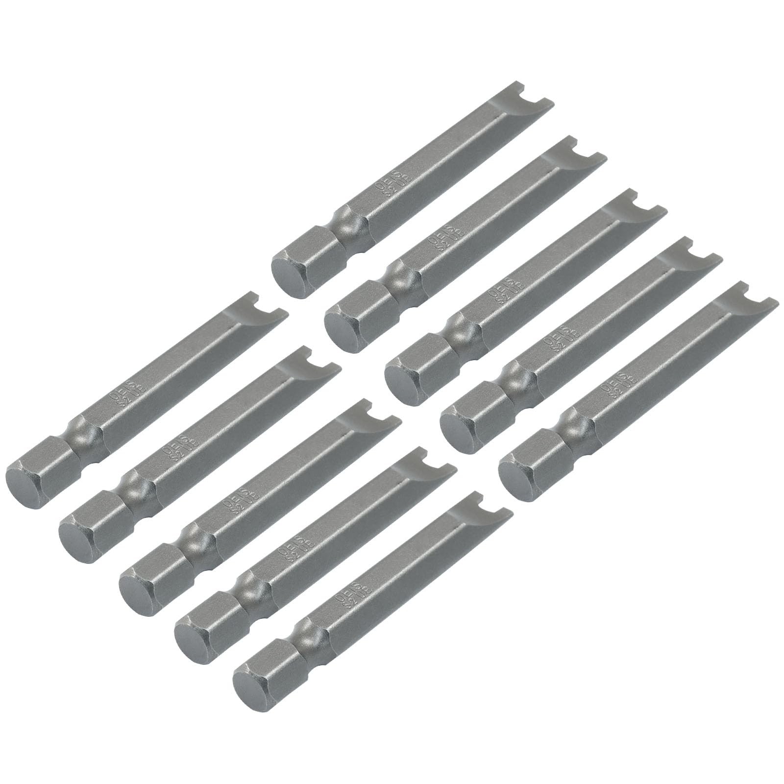 10 Pcs U8 U-Shaped Screwdriver Bits, 1/4 Inch Hex Shank 2-Inch Length Spanner...
