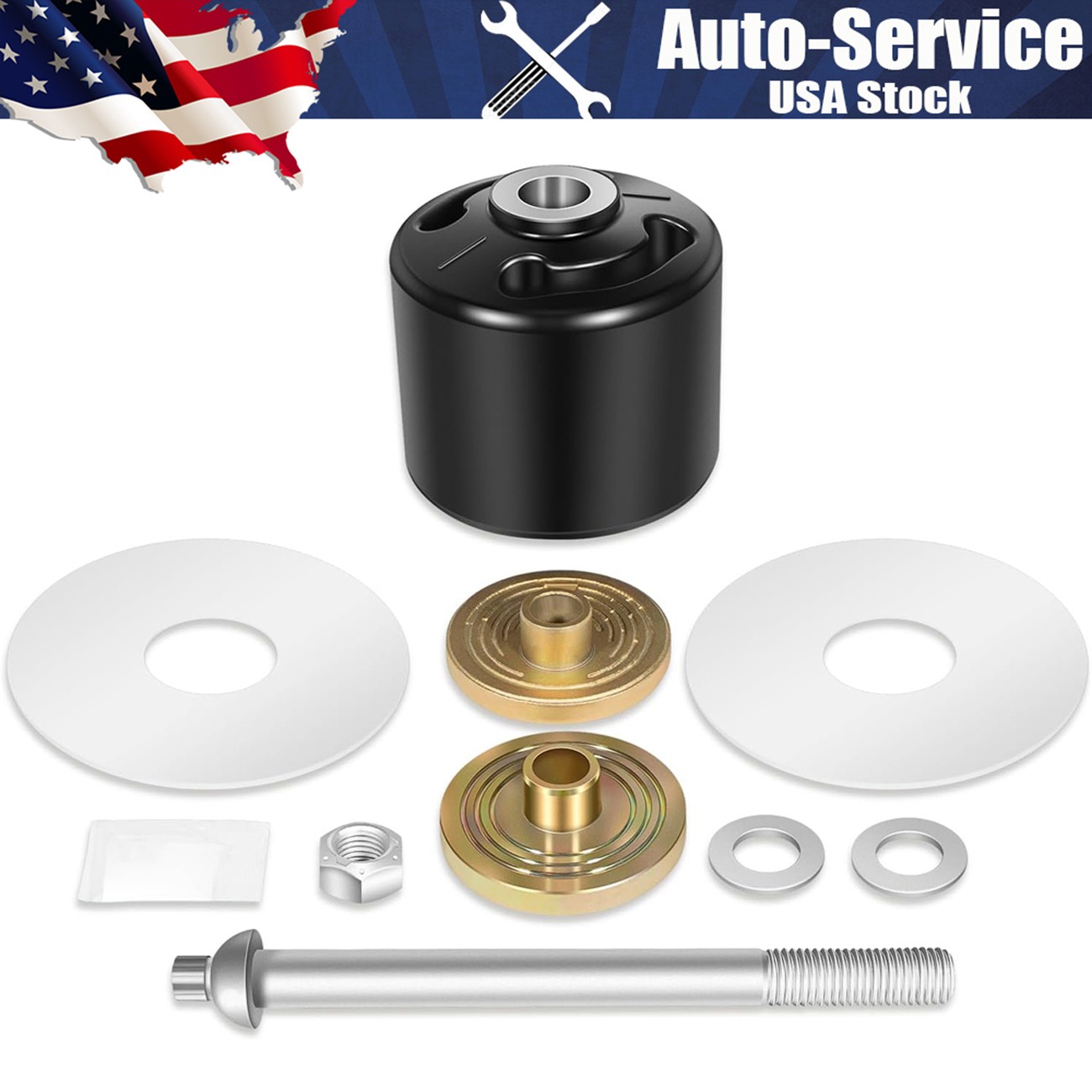 Quik-Align Pivot Bolt Bushing Kit Replacement for Hendrickson S-24691S S-28654