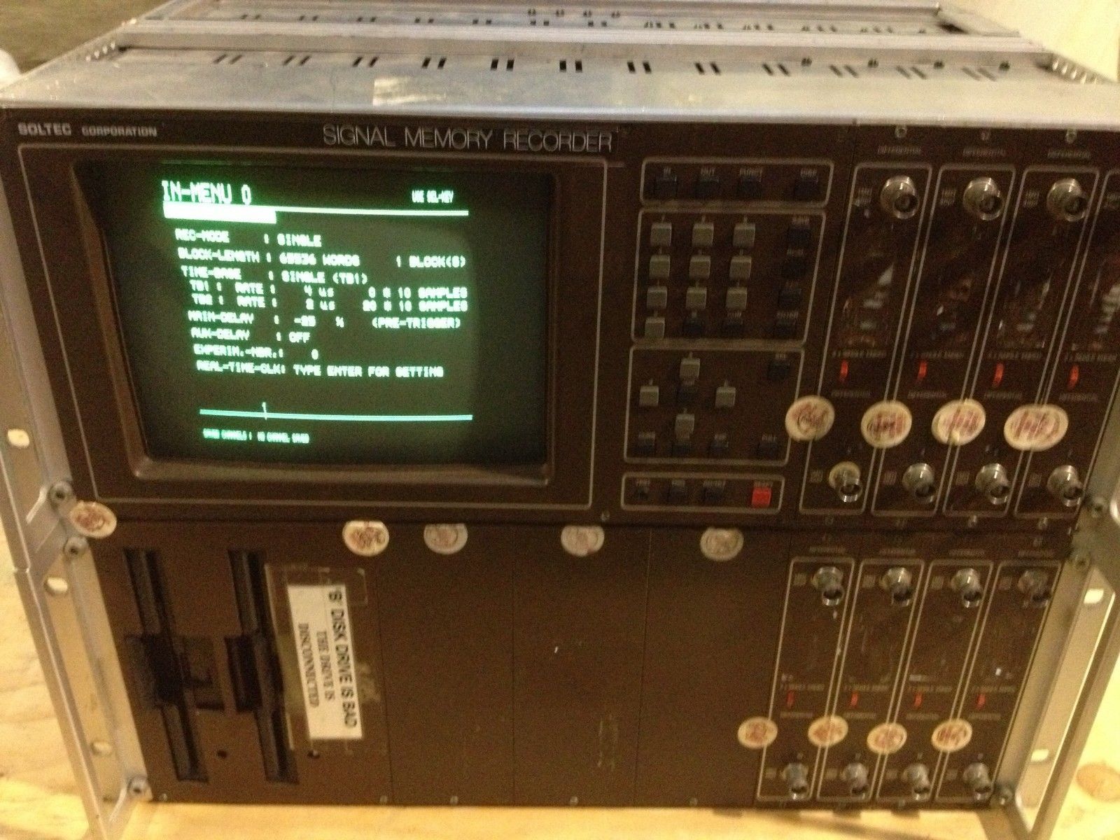 Soltec Signal Memory Recorder SMR2-112-5TW 16 Channel