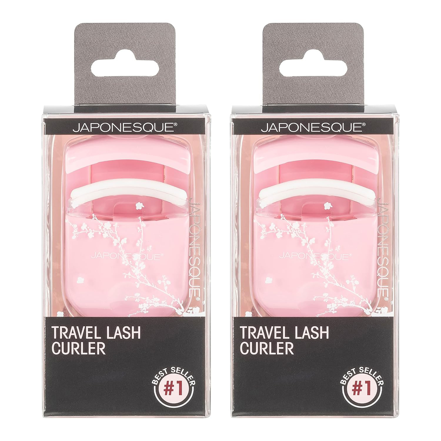 Travel Eyelash Curler (Pink, 2 Pack)