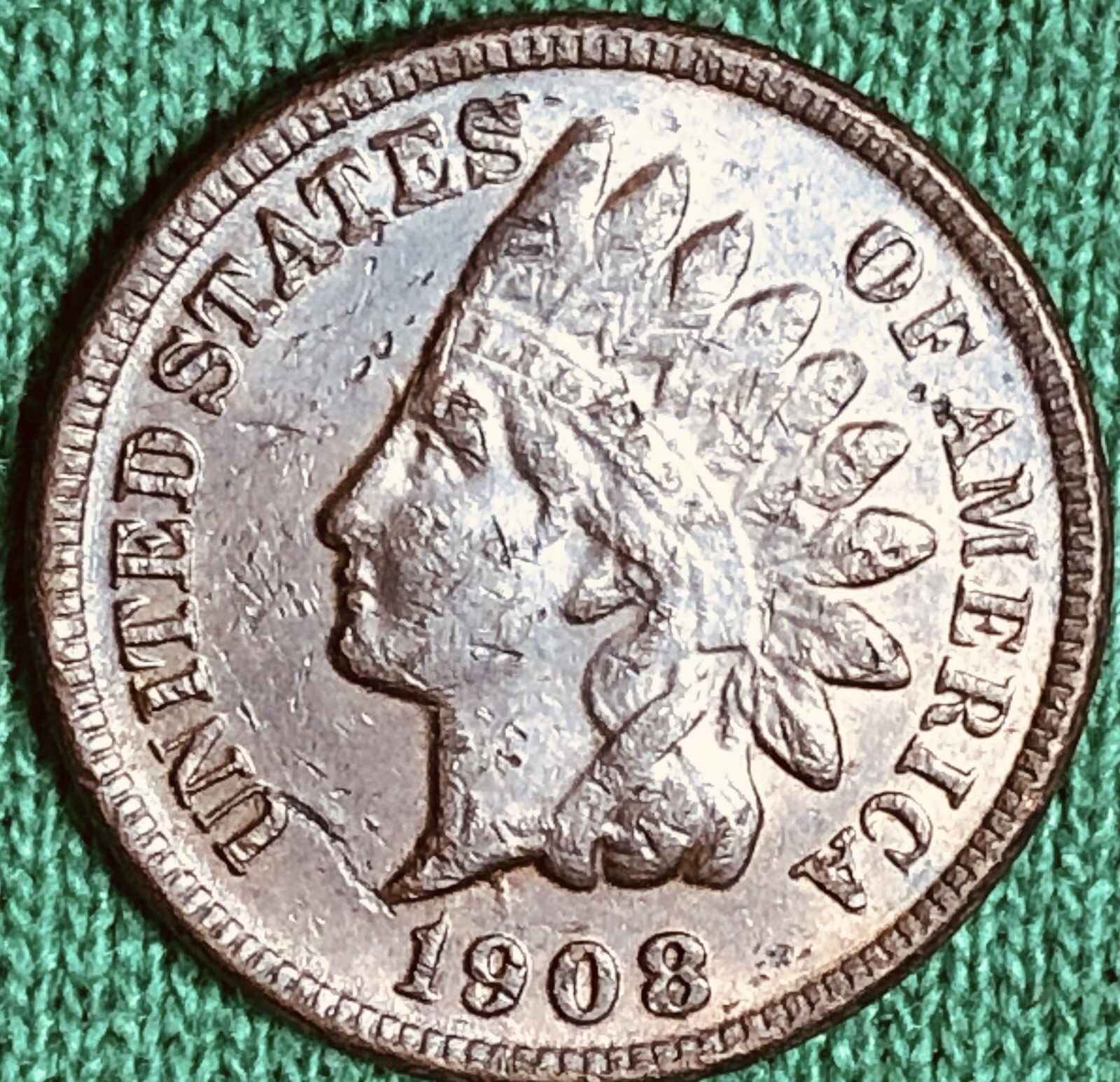 1908-S 1C BN Indian Cent FREE SHIPPIING!