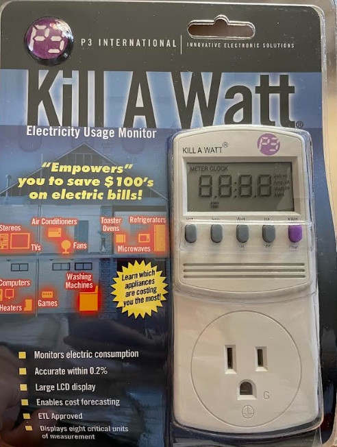 NEW P3 Kill A Watt P4400 Electricity Usage Monitor Power Meter Energy Usage Test