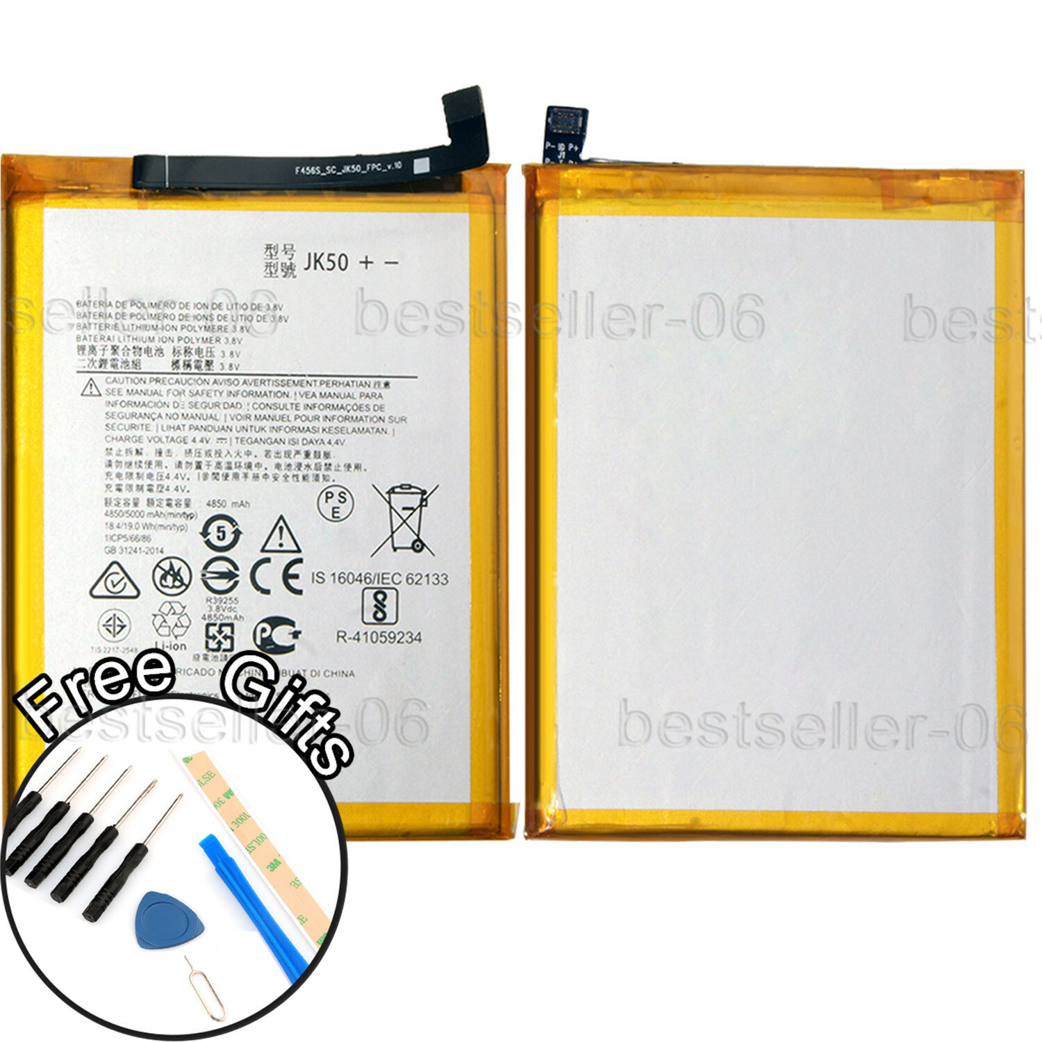Replacement Battery JK50 For Motorola Moto G Power 2021 XT2117-4+TOOL 100% Test