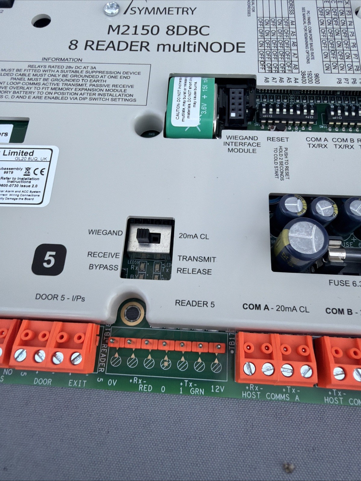 G4S Technology M2150-8DBC/MKII 8-Reader Intelligent Control System Used