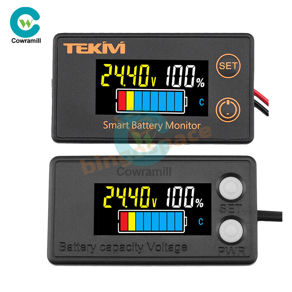 Intelligent Digital Voltage Tester Battery Capacity Indicator Voltmeter DC7-100V