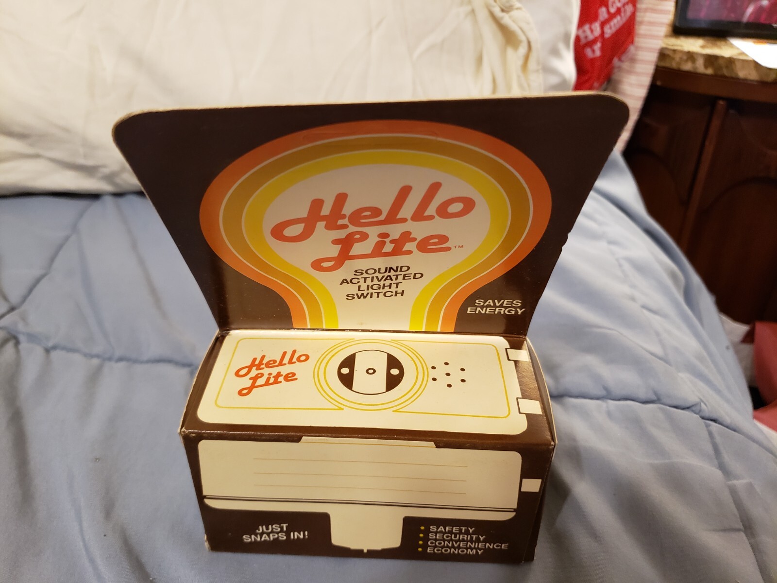 80s Hello Lite Sound Activated Light Switch Made in USA