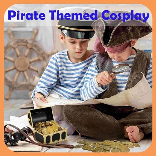 Gold Coins - Plastic Pirate Coins - 320 Pcs - Perfect for 4 Patterns