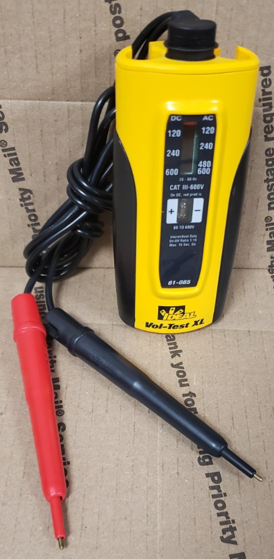 IDEAL VOL-TEST XL Voltage Tester 61-085 (TESTED)