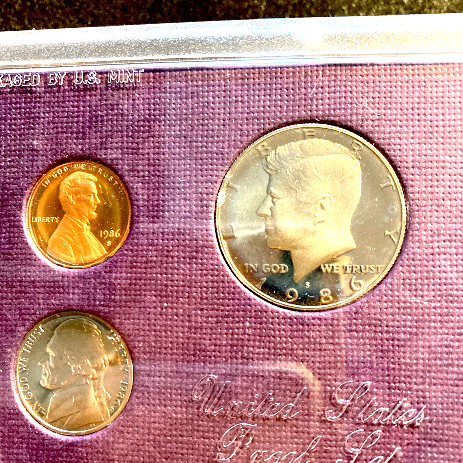1986 Coins Set PROOF UNITED STATES MINT