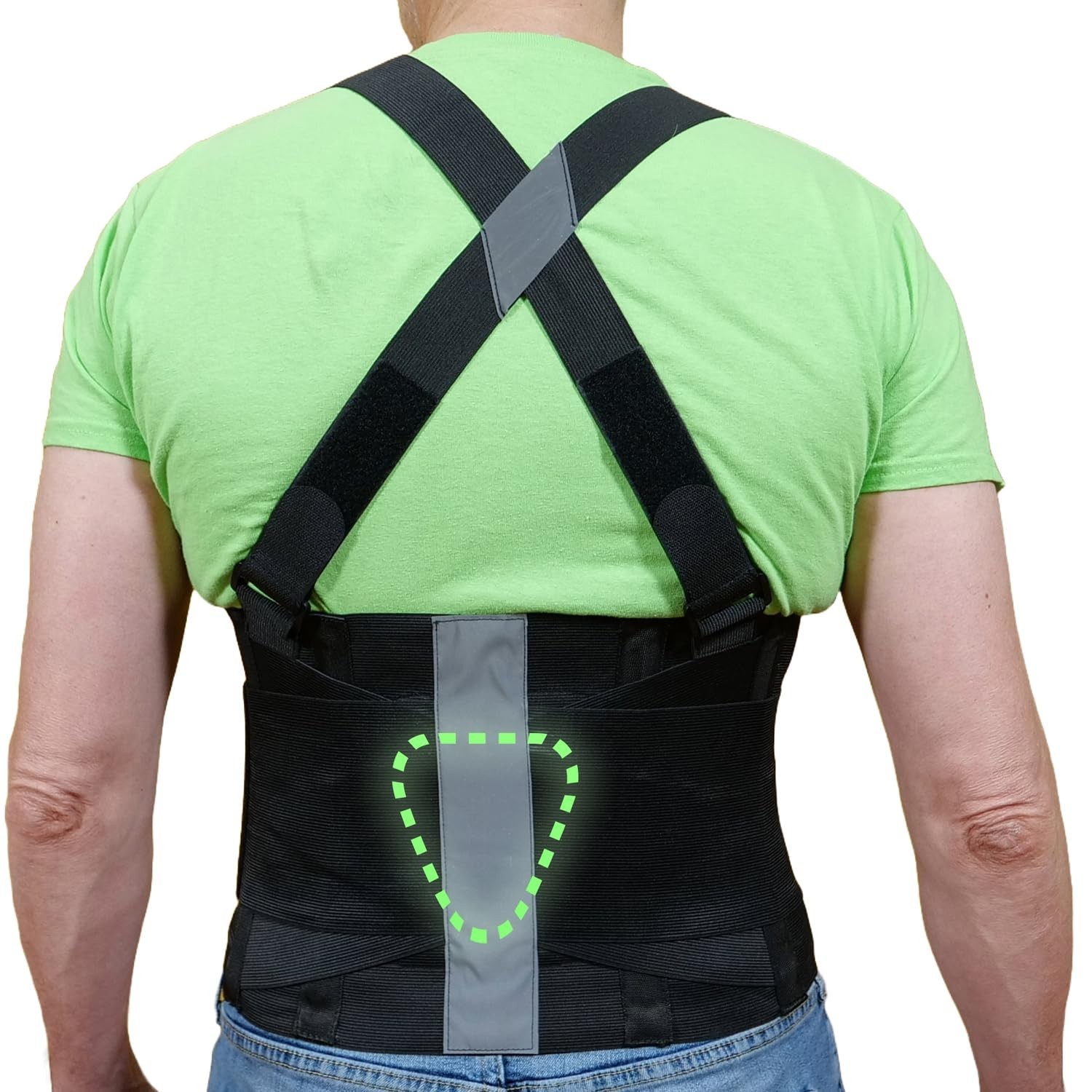 KORESIDE Back Brace for Men and Women | Lumbar Support for Lifting at Work & ...