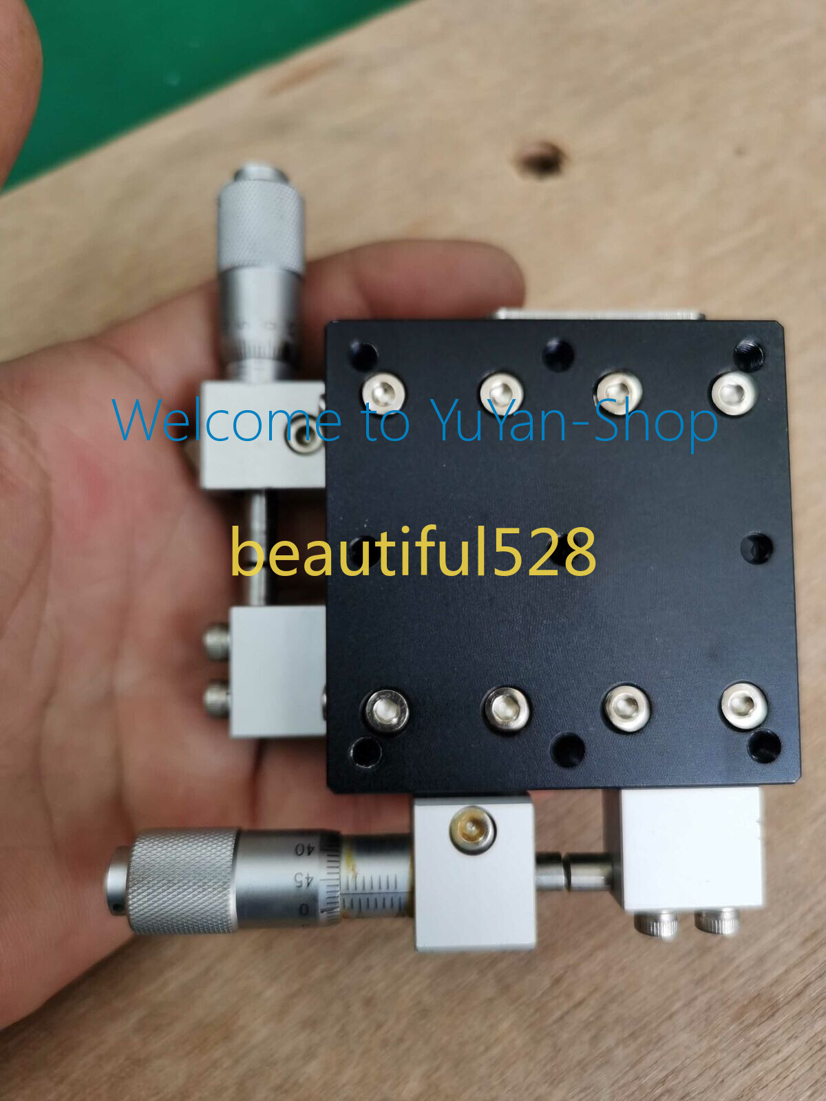 MMT M2-637-R1 XY 2-axis Linear Platform Fine-Tune Stage Table 60*60mm #Y91
