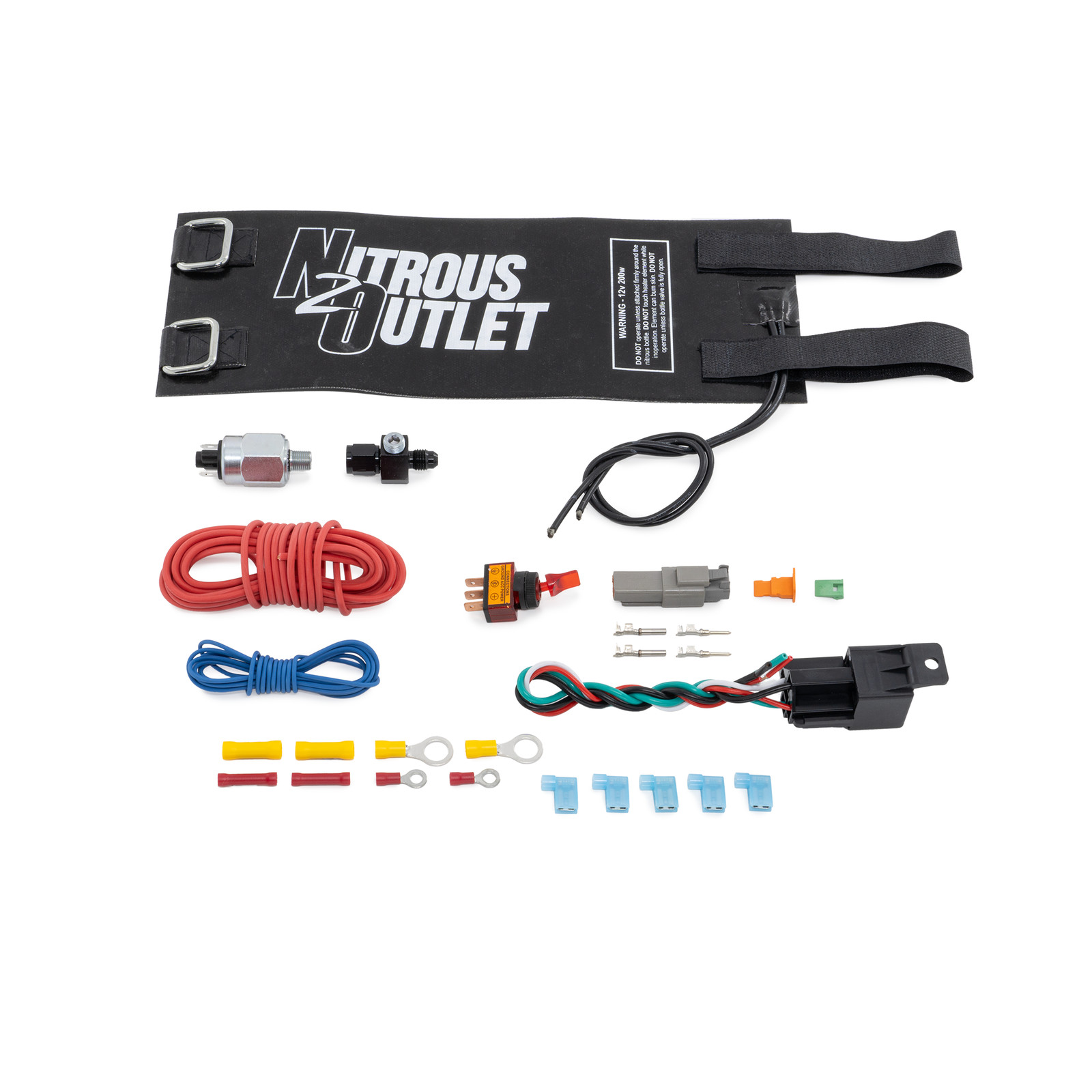 Nitrous Outlet Powersports 4AN Powersports Bottle Heater - 2.5lb/5lb Bottles