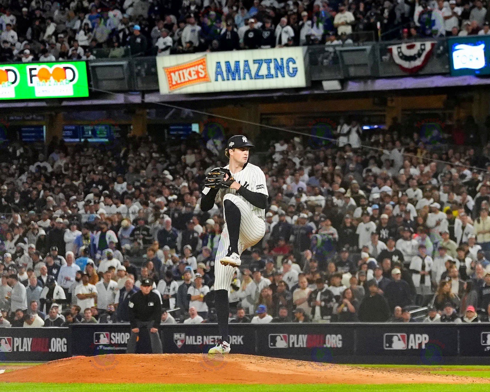 8x10 Photo CAM SCHLITTLER New York Yankees Pitcher Bronx Bombers Rookie