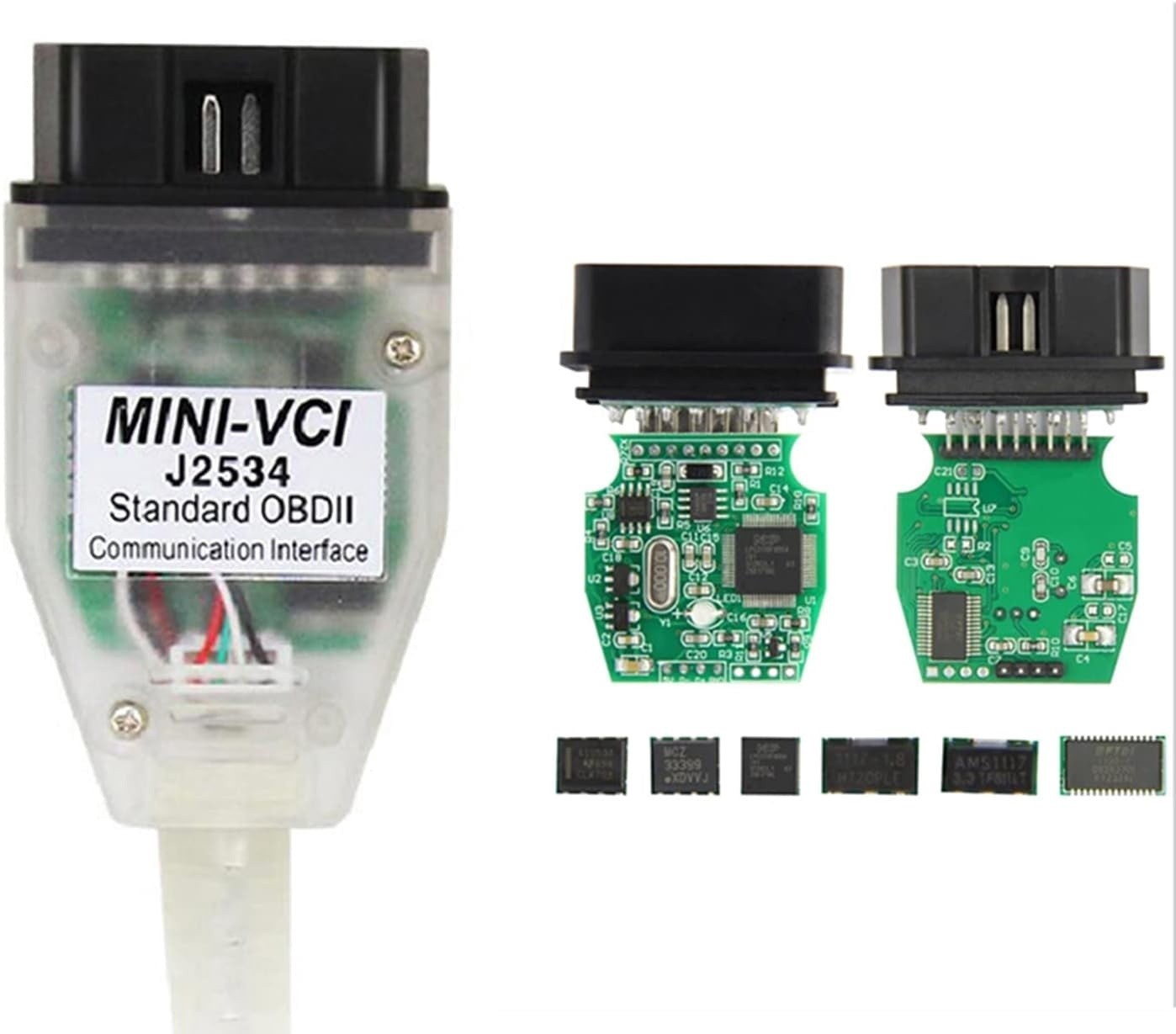 Mini Vci J2534 Cable Standard Obd2 Communication Interface For TIS Techstream