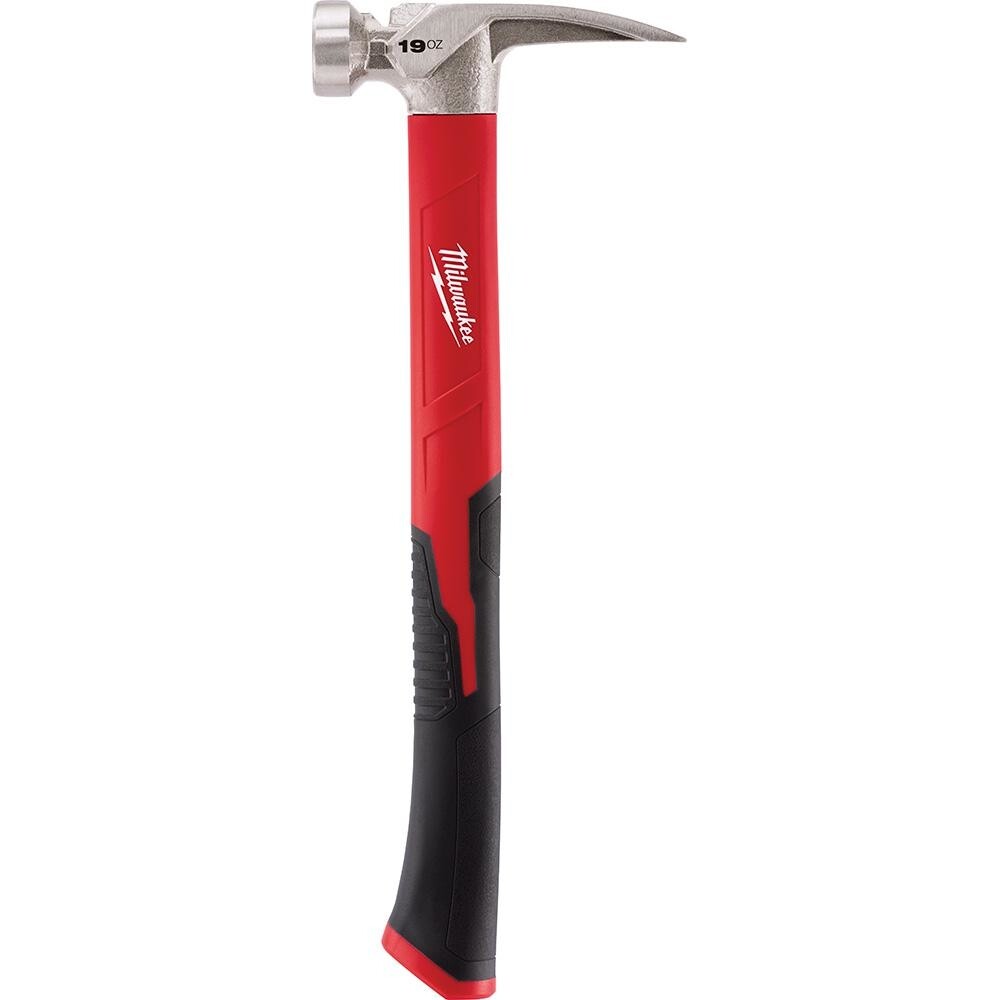 Milwaukee Framing Hammer 19 oz. Nail Driving Smooth Face Straight Claw Design