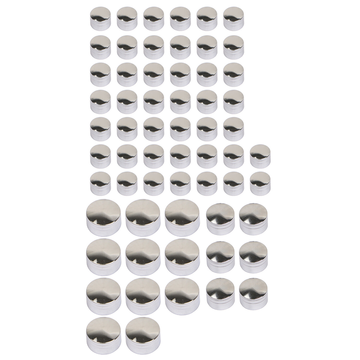 61x Topper Engine Bolt Head Cap Covers For Harley Street Electra Glide Road King