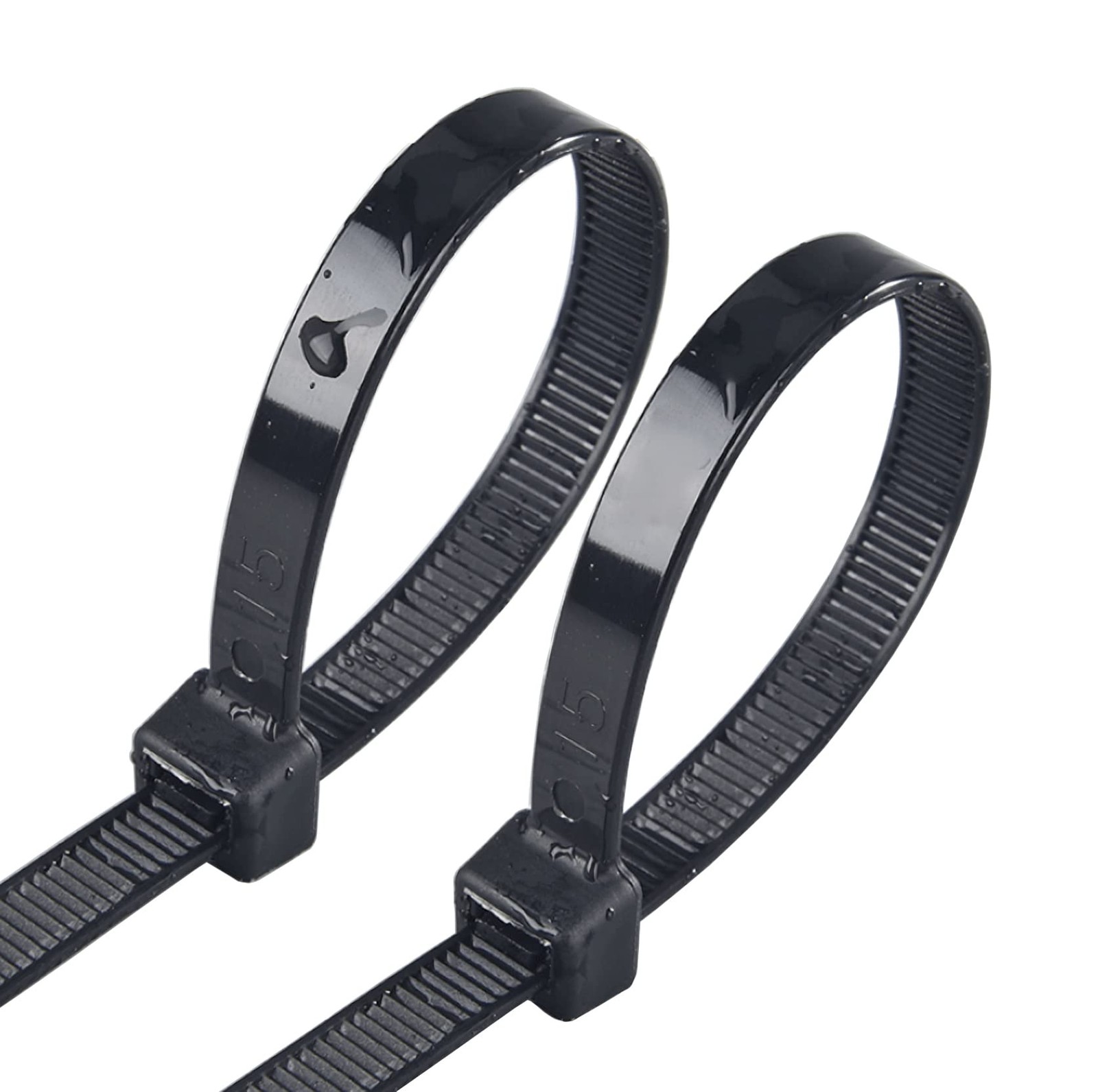 24 Inch Heavy Duty Zip Ties 50 Pcs Black UV Resistant Industrial Cable Wire