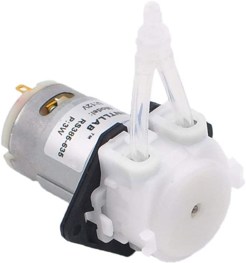 12V DC DIY Peristaltic Liquid Pump Dosing Pump for Aquarium Lab Analytical 3Mm I