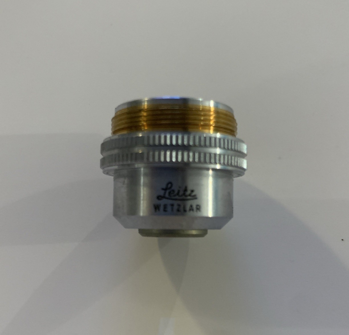 Leitz Wetzlar Single 3.5x Objective Eyepiece Lens Germany 3.5/0.10