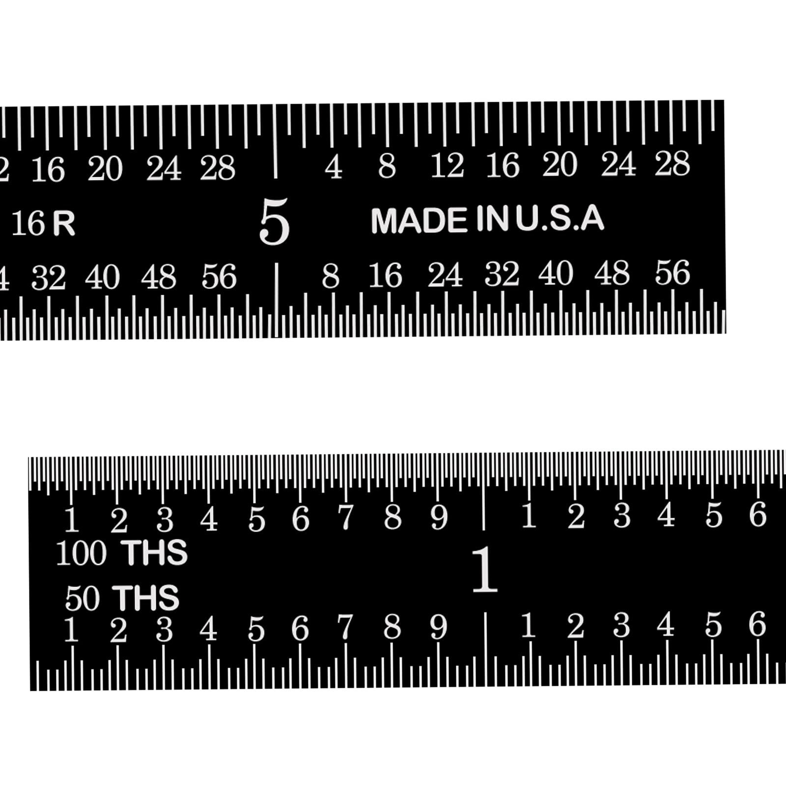 PEC Tools 6" Flexible Machinist Rule, Designed for High-Accuracy Industrial E...