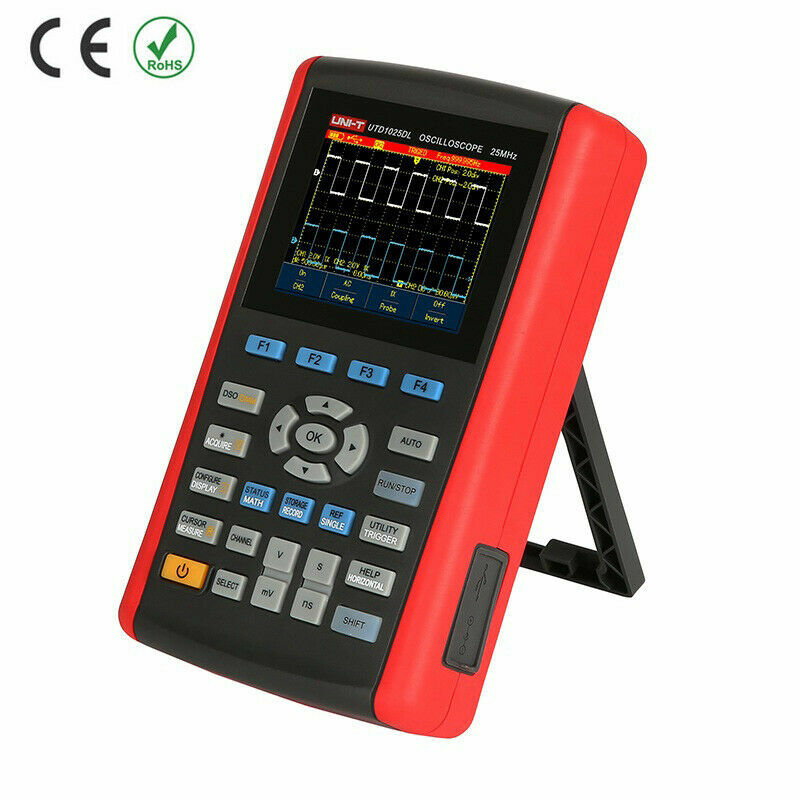 UNI-T UTD1025DL Handheld Digital Oscilloscope Trigger types: Edge, Pulse, Vid ✦K