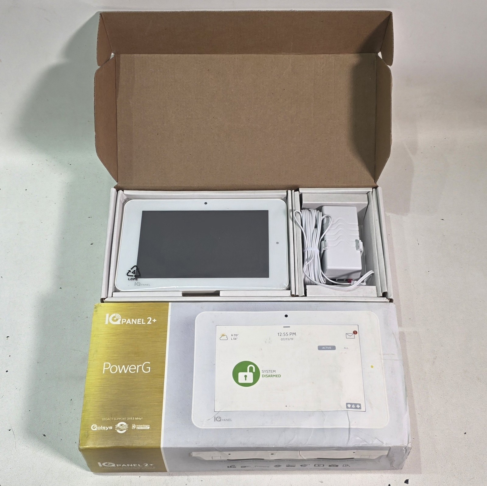 NEW, Qolsys IQPanel 2+ QS9201-1208-840 Touch Screen wireless security panel