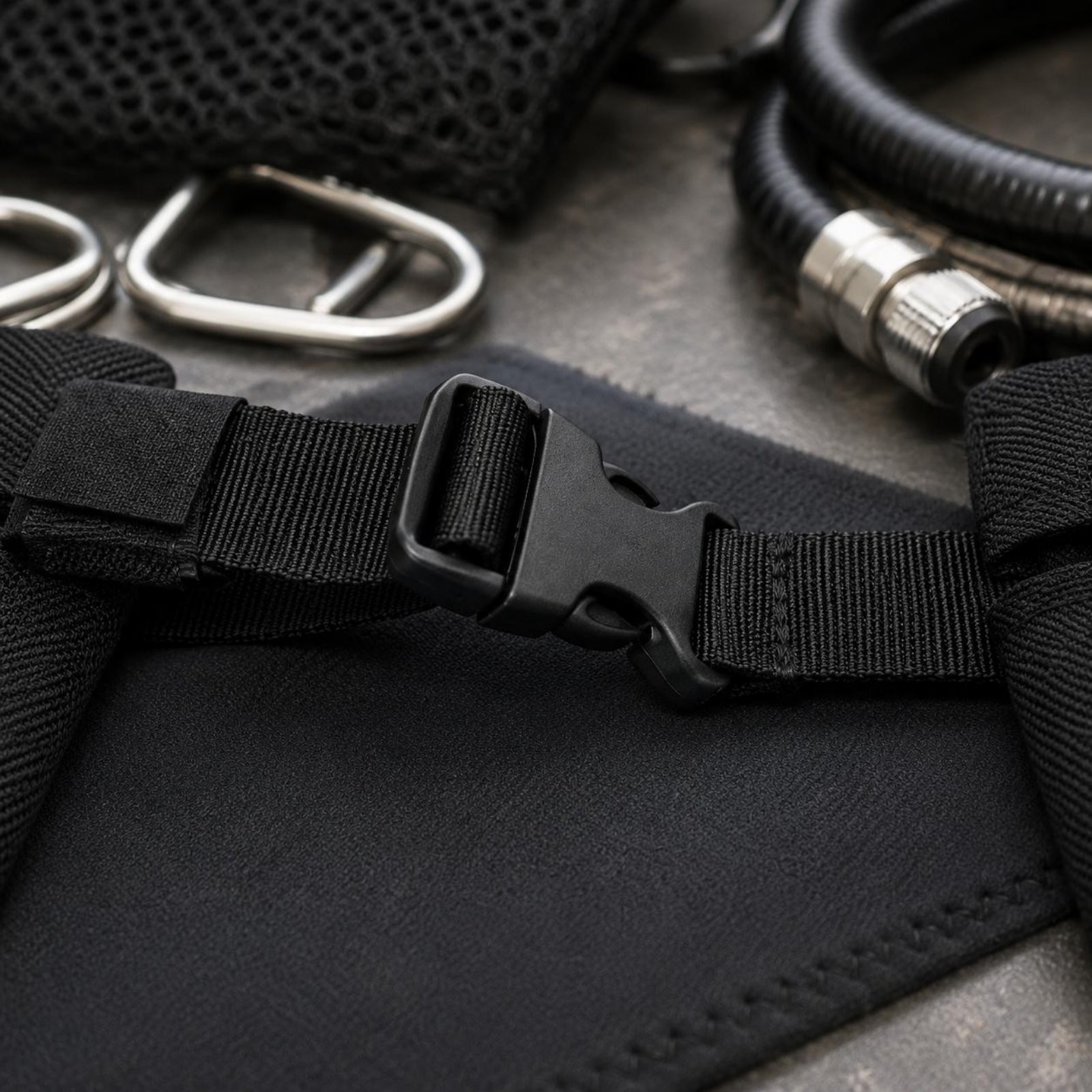 BCD Chest Buckle Stable Fit BCD Harness Screw Lightweight for Divers