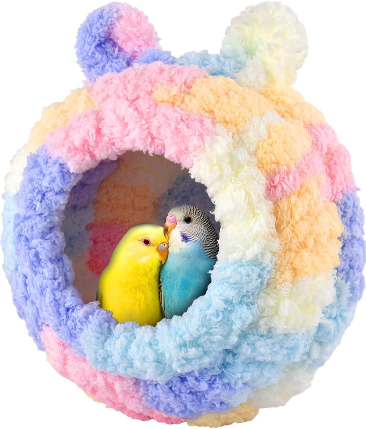 Lovebird Nest, Bird Breeding Bed Parrot Snuggle Hut Conure House