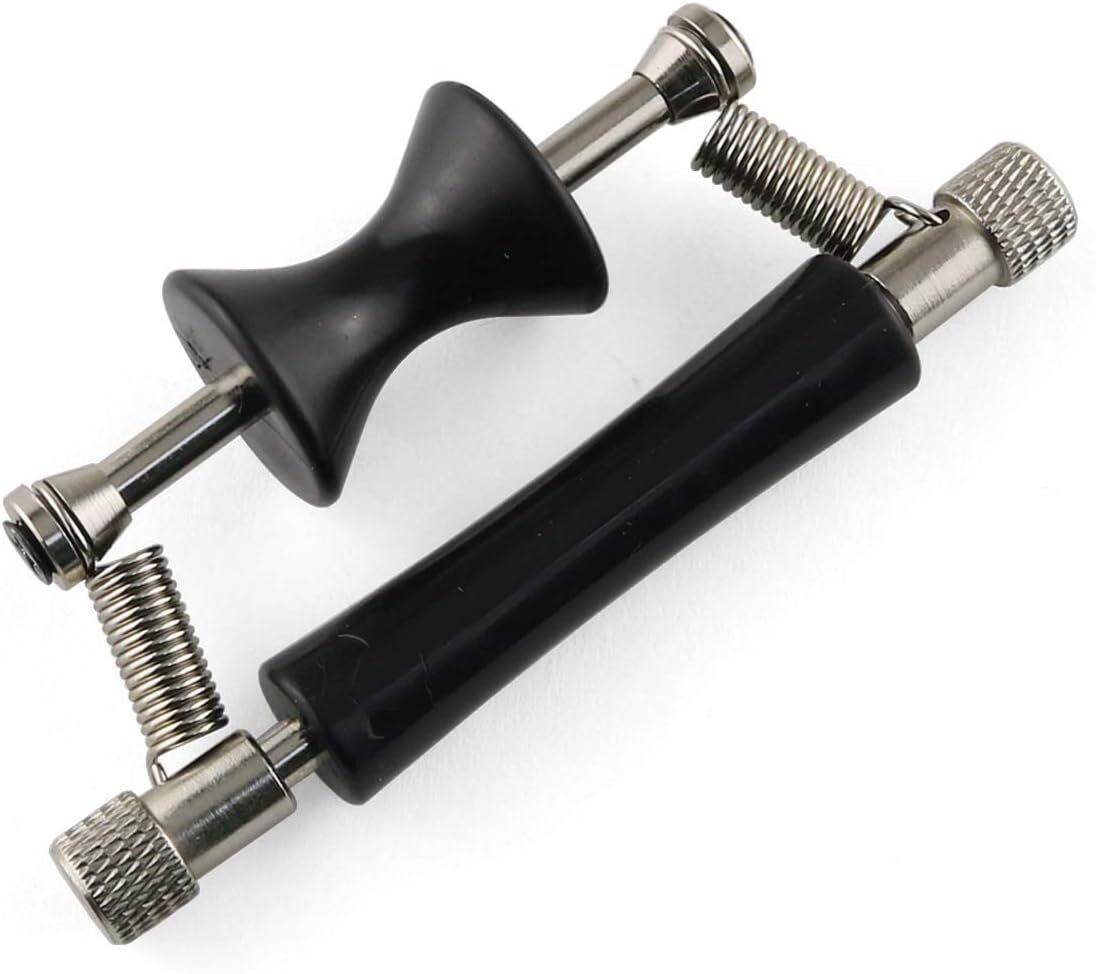 Guitar Rolling Capo Sliding Adjustable for Tuning silver + black