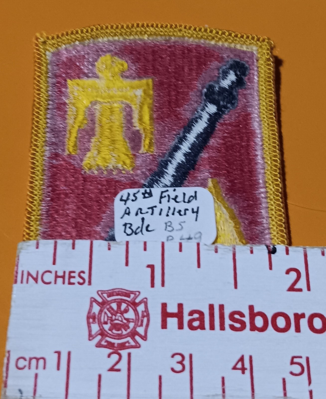 US ARMY 45TH FIELD ARTILLERY BRIGADE CLASS A PATCH - FULL COLOR ...151