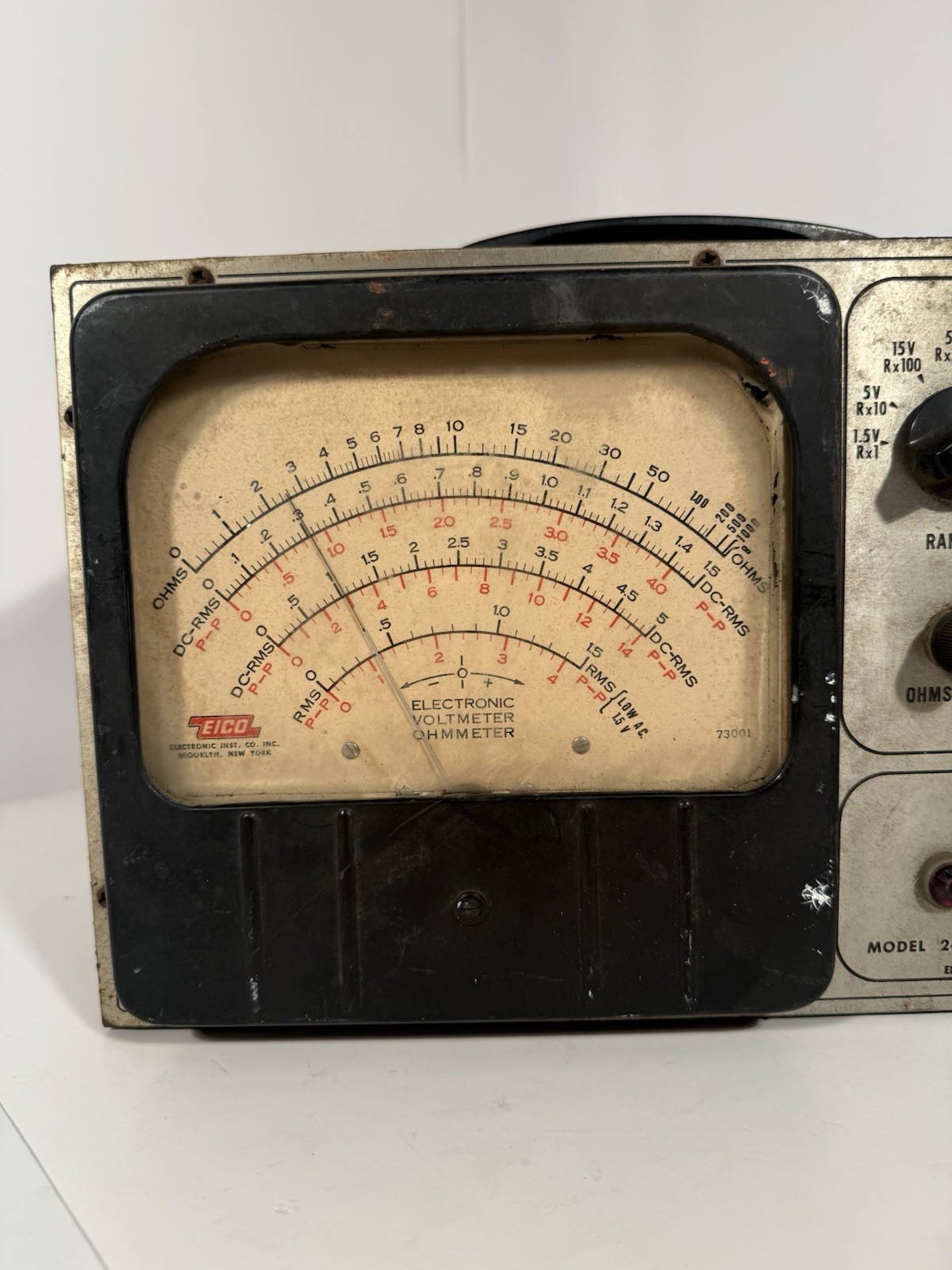 EICO VTVM Model 249 Vacuum Tube Volt Meter | POWERS ON UNTESTED