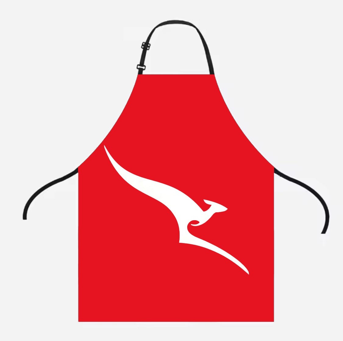 Qantas Retro Roo Bbq & Kitchen Apron