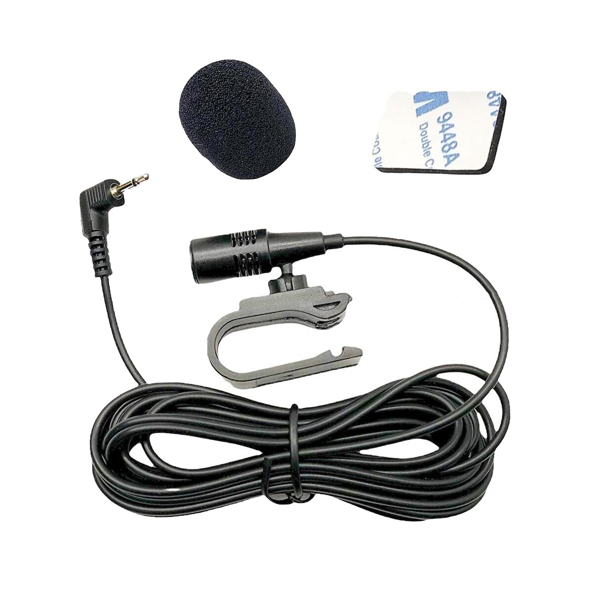 2.5mm Car Radio Mic Microphone Replacement for Pioneer AVH-1400NEX AVH1400NEX