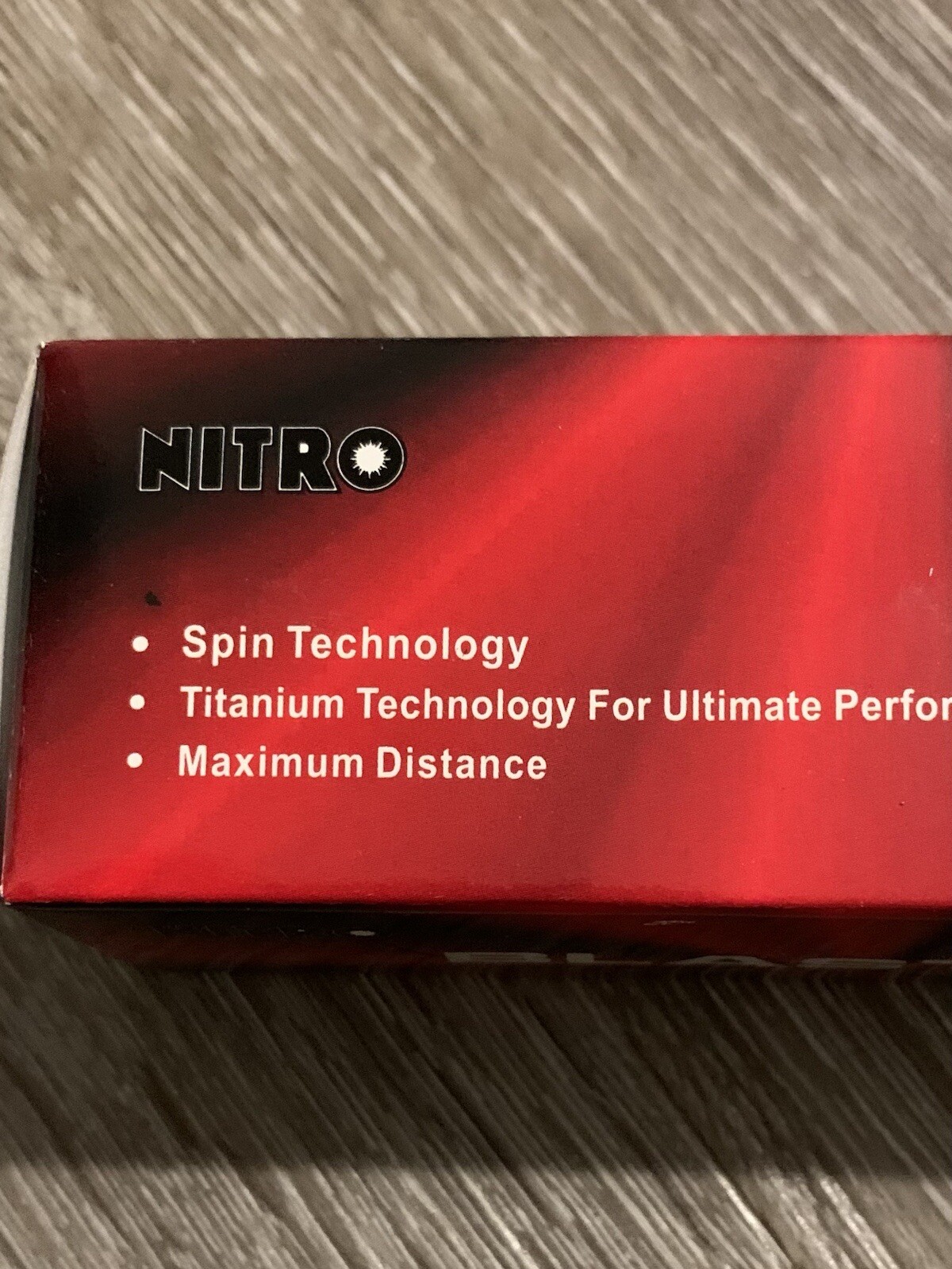 Nitro Blaster Titanium Golf Balls #1 Pack Sleeve 3-Balls New