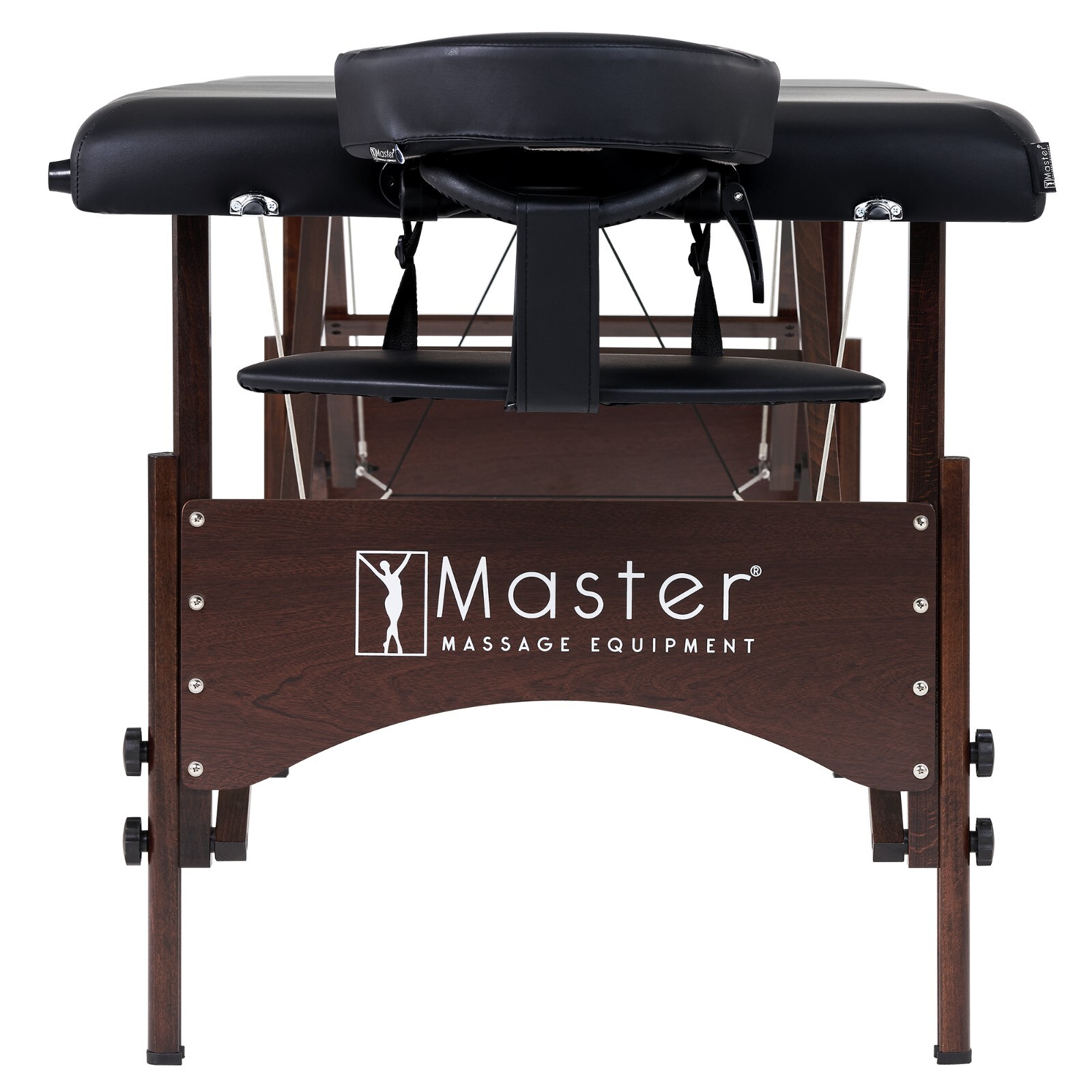 Master Massage 28" Argo Portable Massage Table Package in Black Upholstery