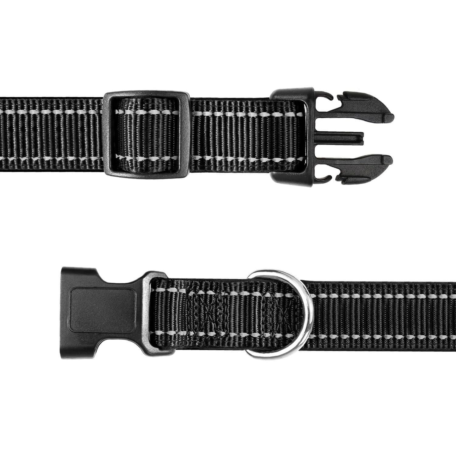 Collar Replacement Strap for Dogs, Durable Reflective Nylon Replace Belt for ...