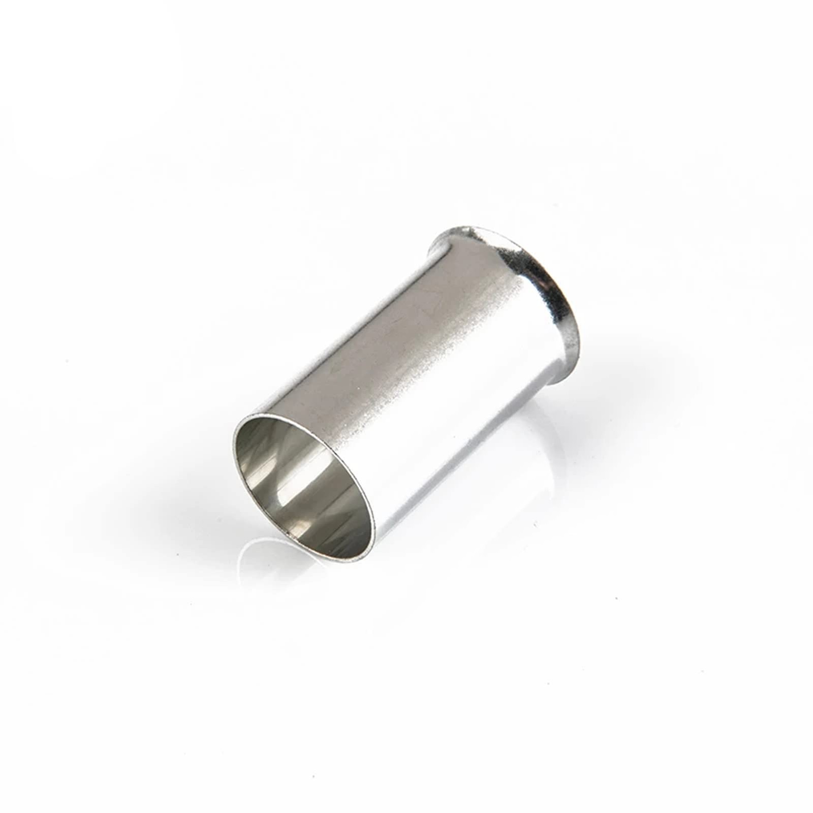 Teansic 50 Pcs AWG 1/0 Wire Ferrules Copper Crimp Terminal 1/0, Silver