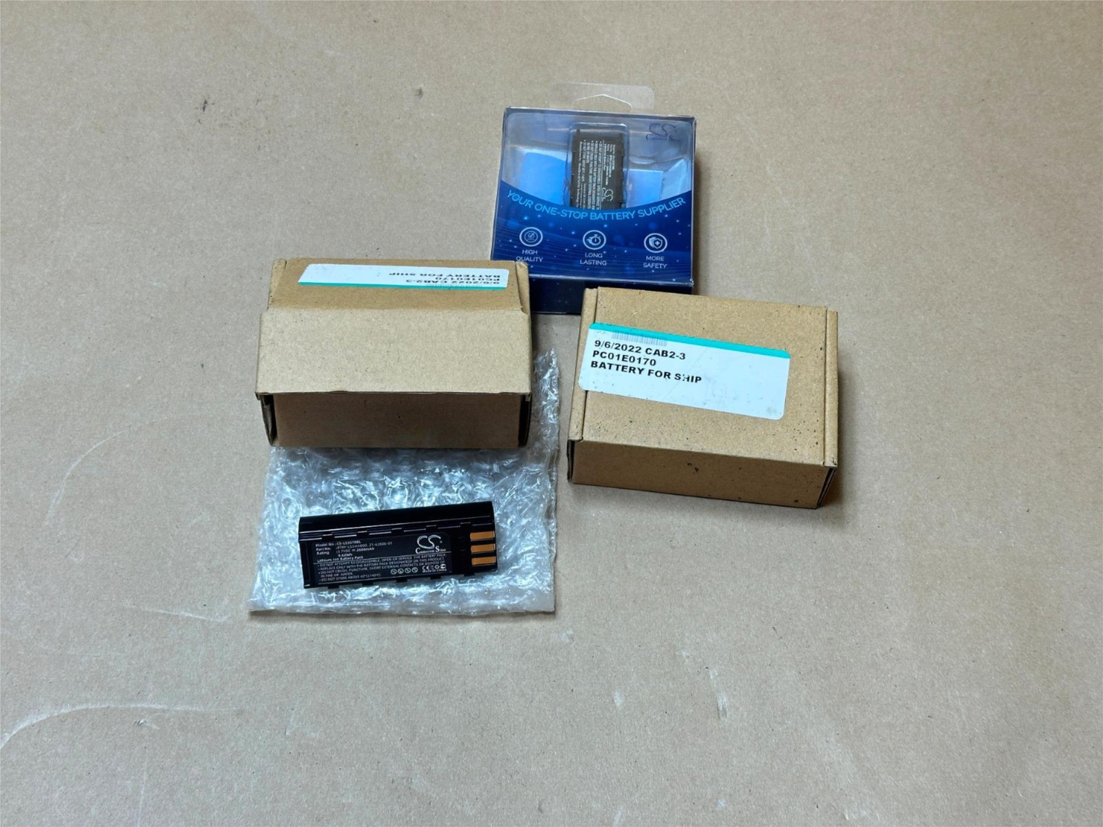 3x Pack Lot Repacement Battery for Symbol 21-62606-01 LS34IAB0003.7V 2600mAh 9.6
