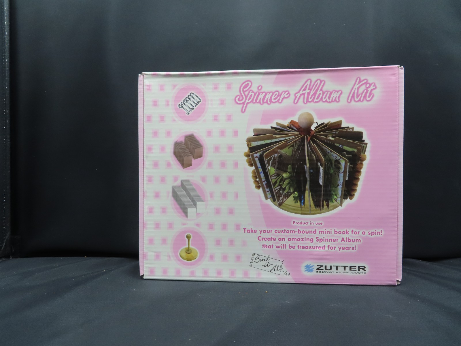 Zutter Bind it All V2.0 Machine and Spinner Album Kit. Various Supplies.