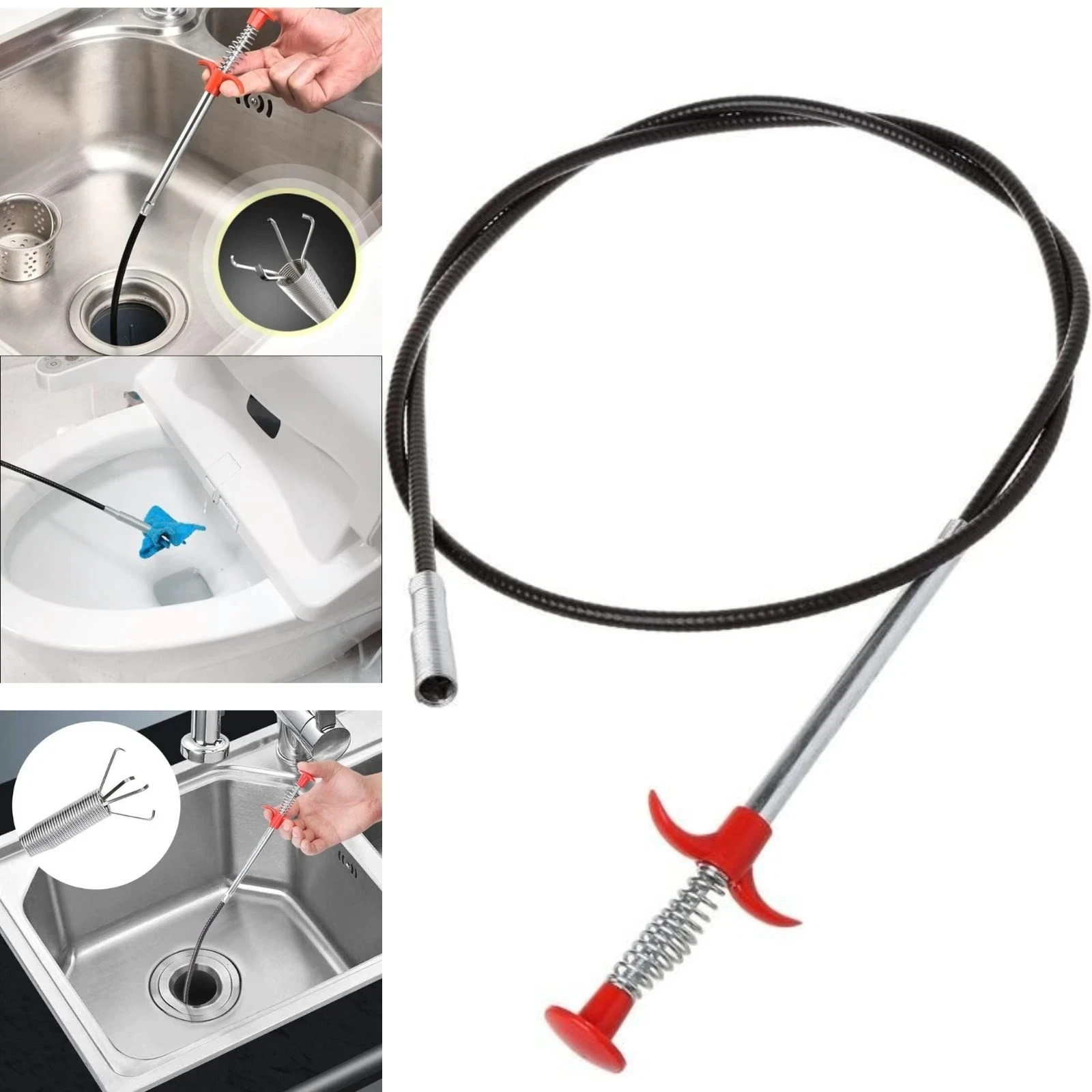 Flexible Drain Clog Remover