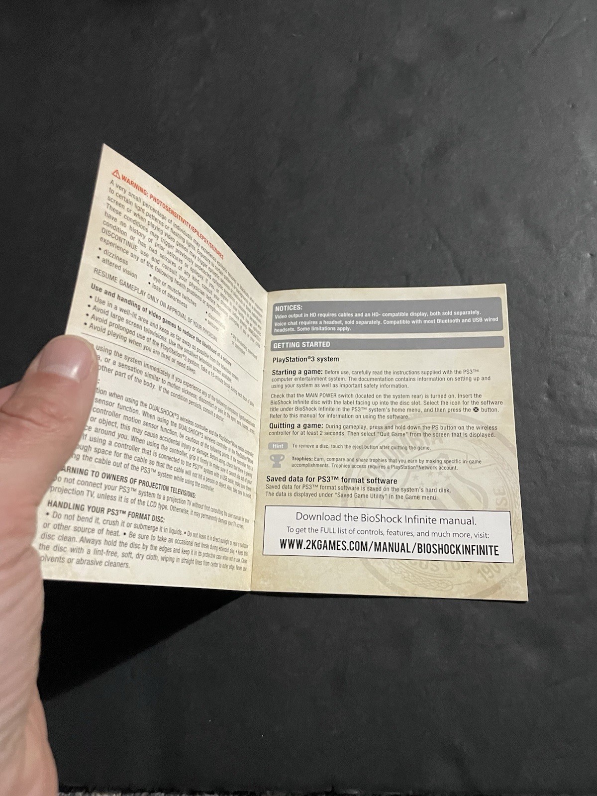 bioshock infinite ps3 manual Only