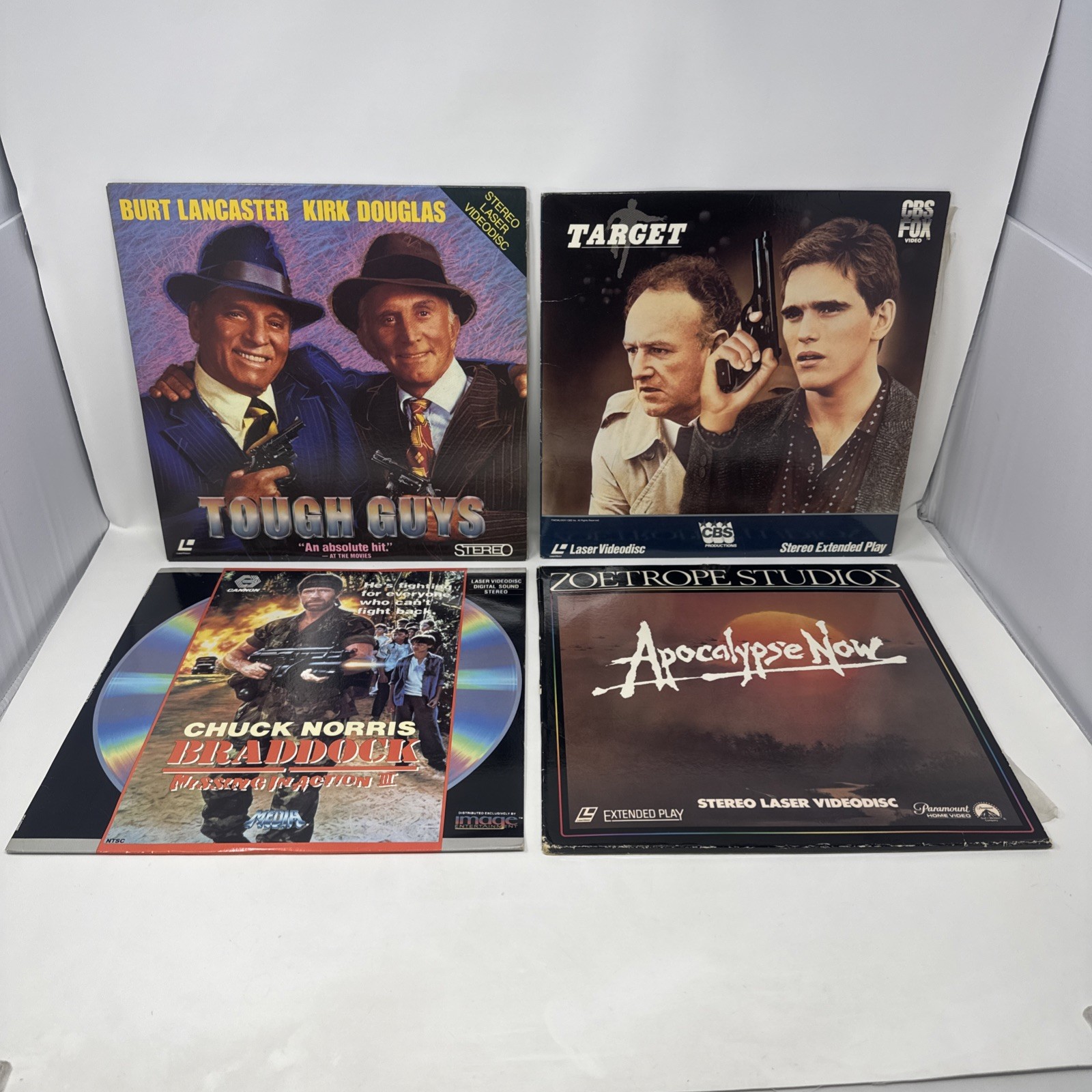 Laserdisc Lot 4 War Action Apocalypse Now Braddock MIA Tough Guys Target