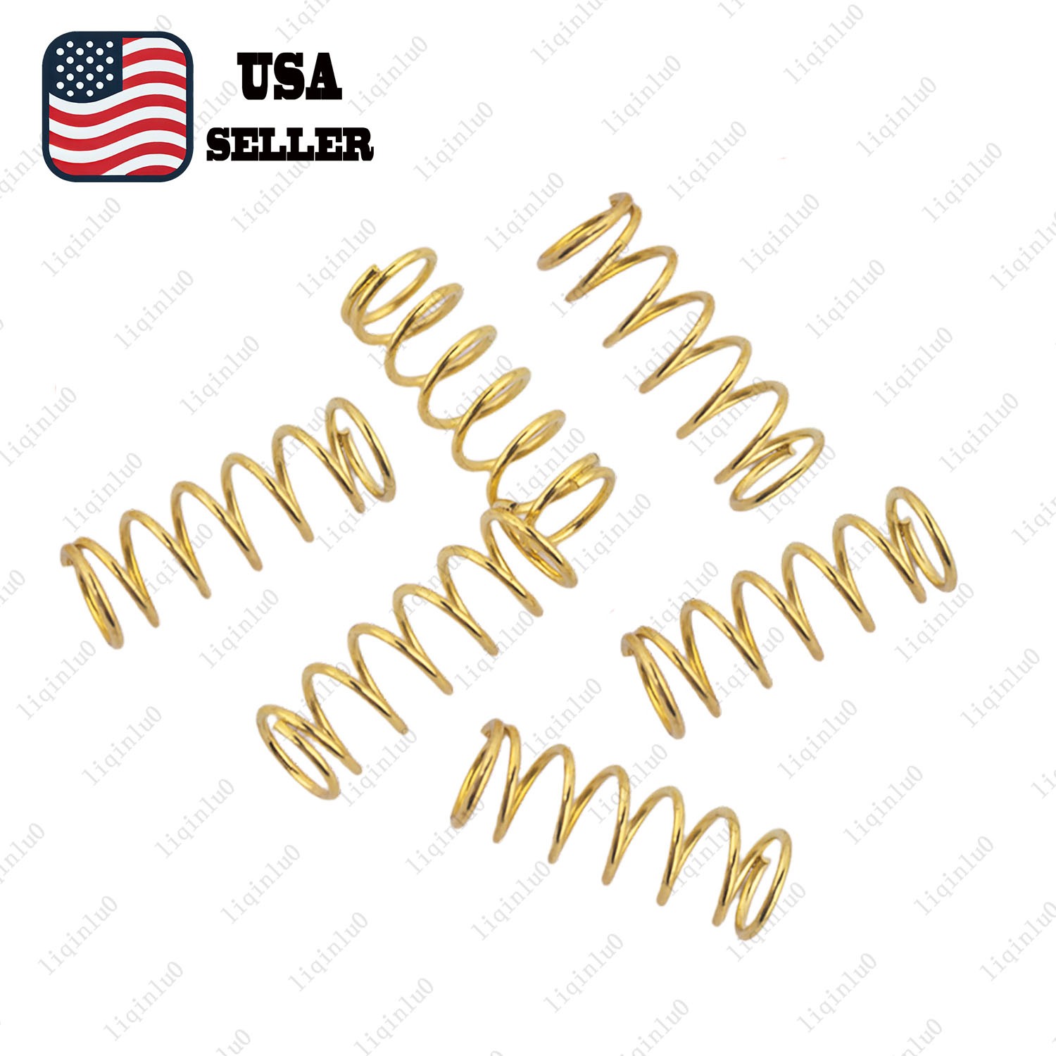 Electric Guitar Spring for Humbucker Pickup & Bridge Saddle Adjustment - Gold