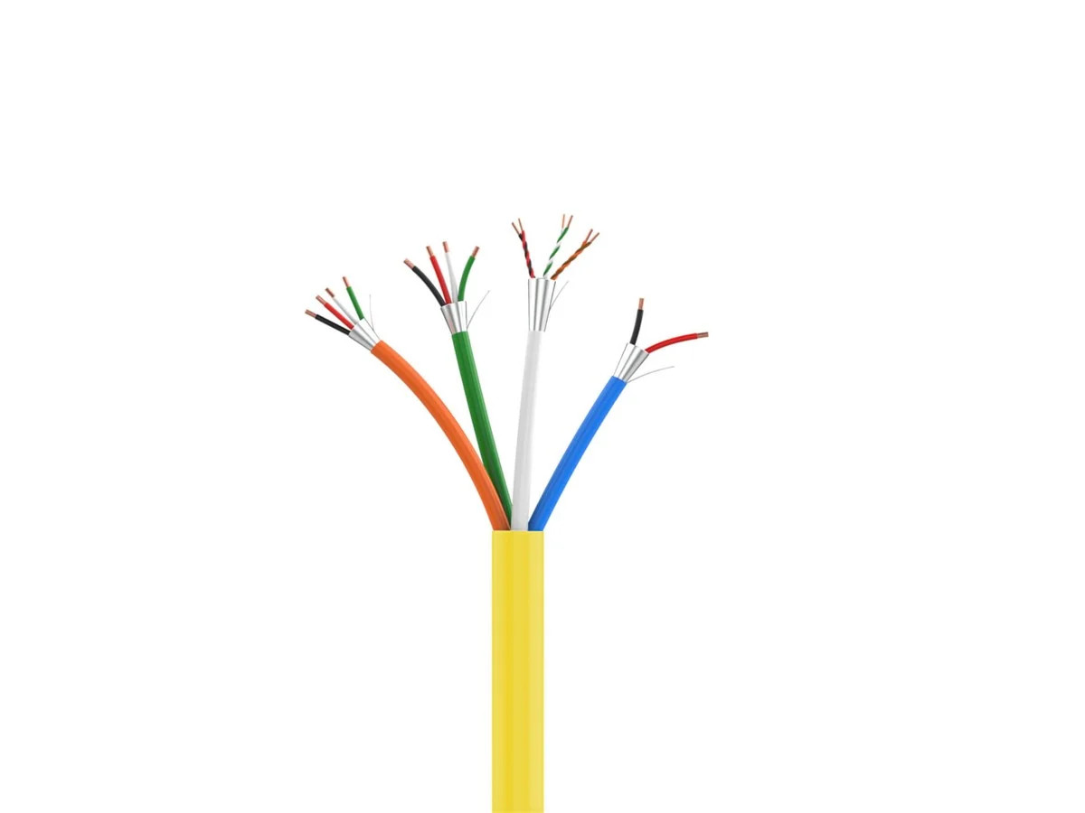 Syston Access Control Cable, 18/4C , 22/3PR ,22/2C ,22/4C Shld CMP Yel 500ft
