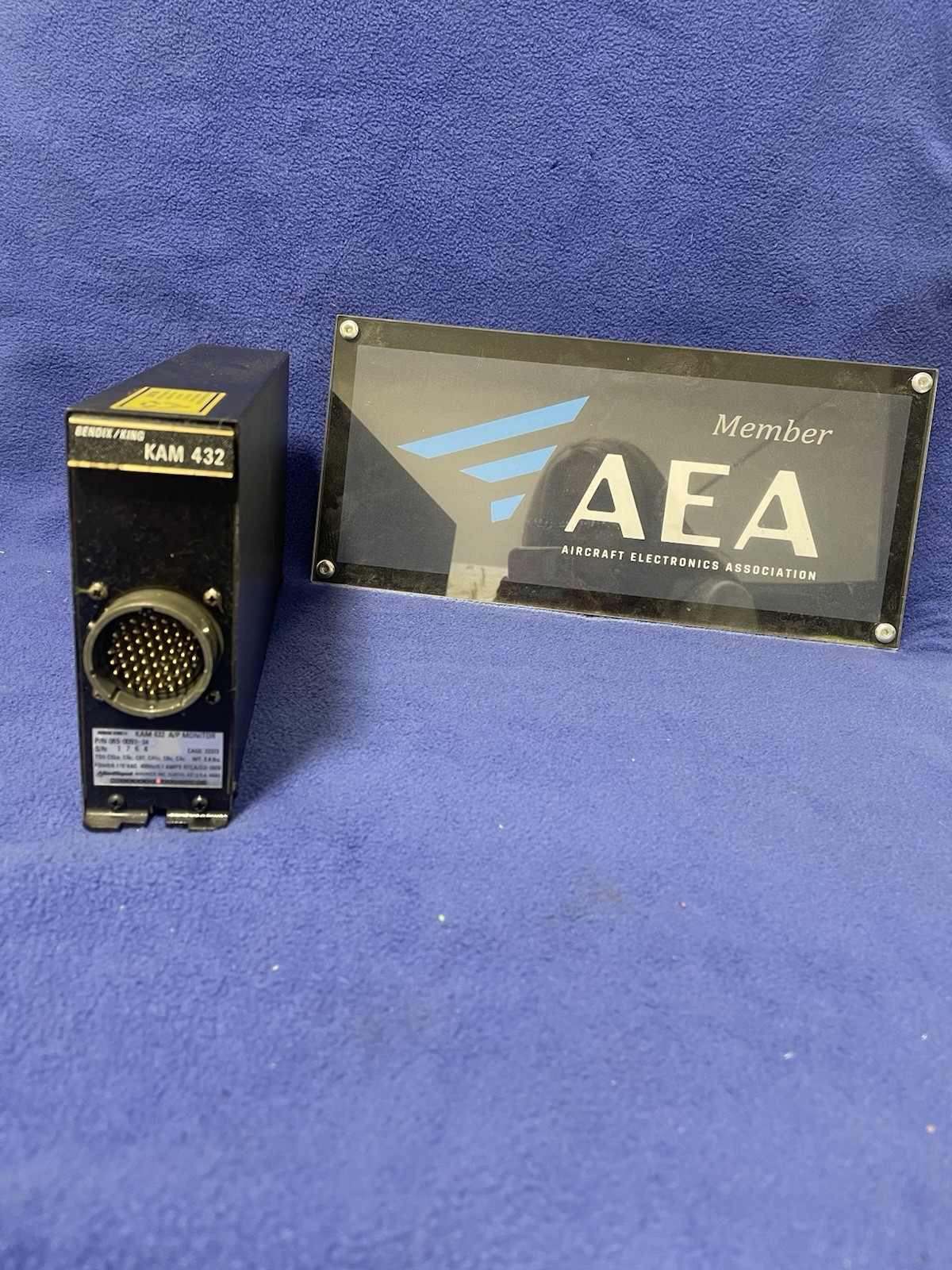 BENDIX KING KAM 432 A/P MONITOR P/N 065-0091-04 REMOVED WORKING