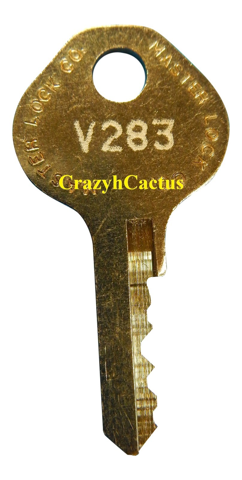 Master Lock Padlock 1525 1585 2010 2076 Control Key OEM Original Master Key V283